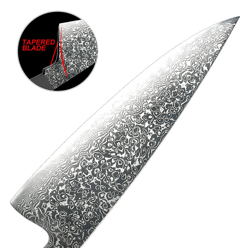 Grandsharp Knife Blank Blade DIY Kitchen Knife 67 Layers Damascus Steel VG10 Razor Sharp Tools High Hardness Chef Cooking Tool