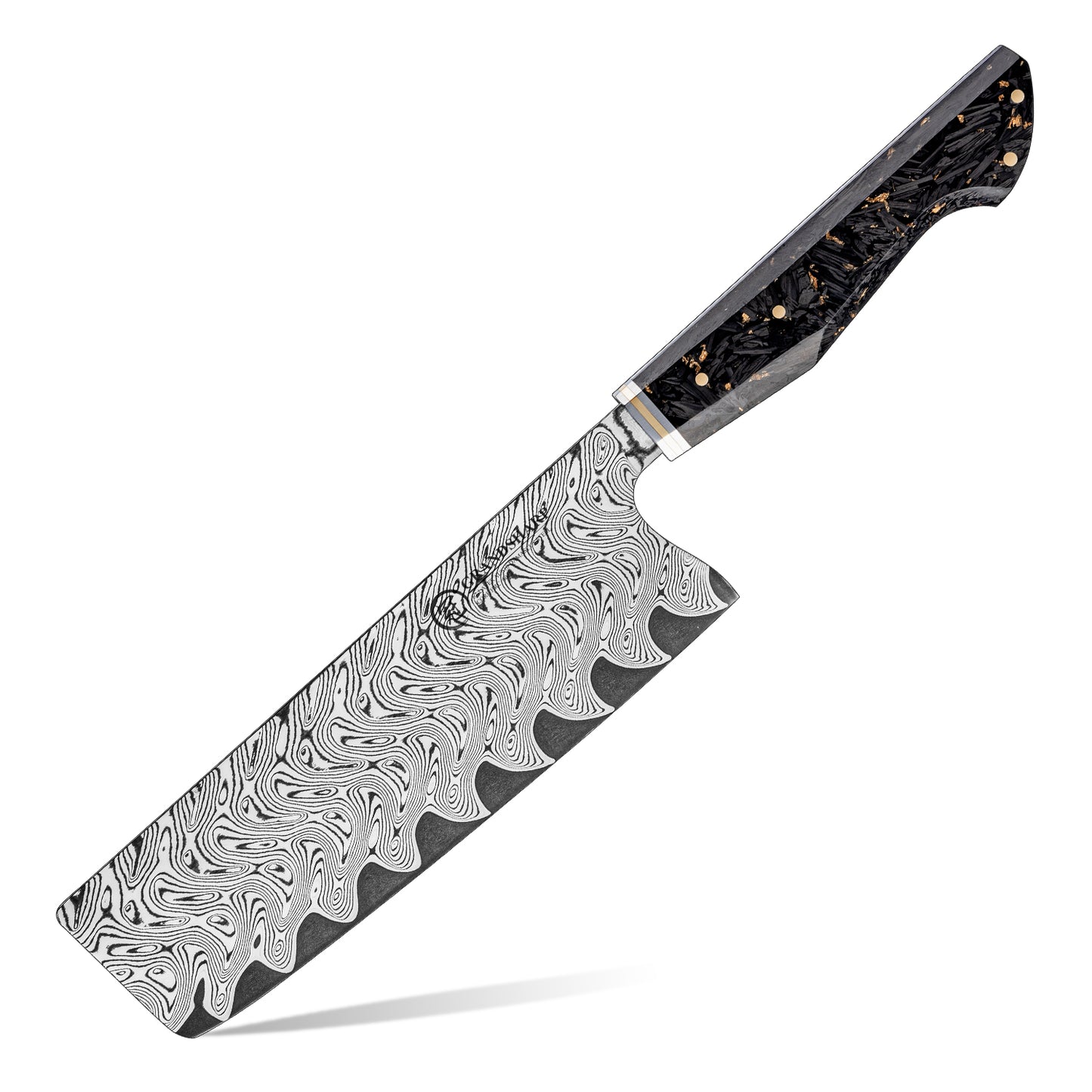 Grandsharp 1-7pcs Kitchen Knives Set 67 Layers Damascus Steel AUS-10 High Carbon Steel 60±2HRC with Carbon Fiber Handle for Cooking Vegetable Fruit