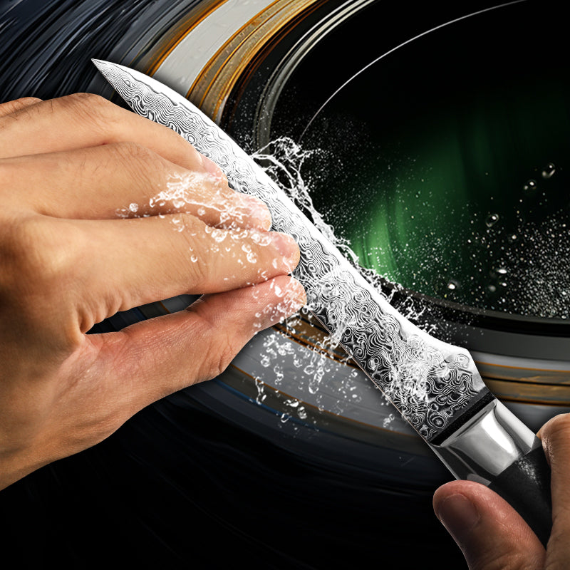 Grandsharp 5.9''Boning Knife Damascus Kitchen Knife AUS-10 Japanese Damascus Steel Kitchen Knives Chef's Cooking Butcher Carving