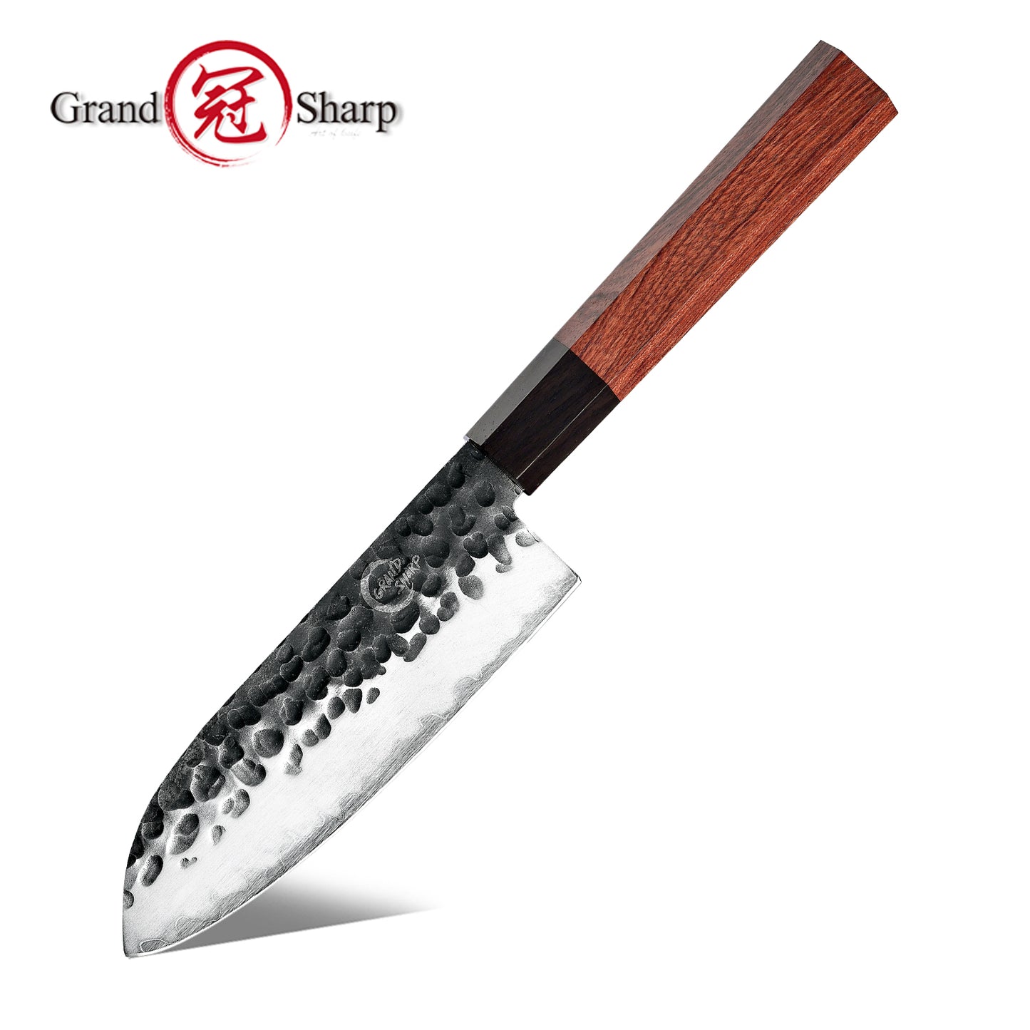 Grandsharp Handmade Forged San Mai Steel Kitchen Chef Knife Set