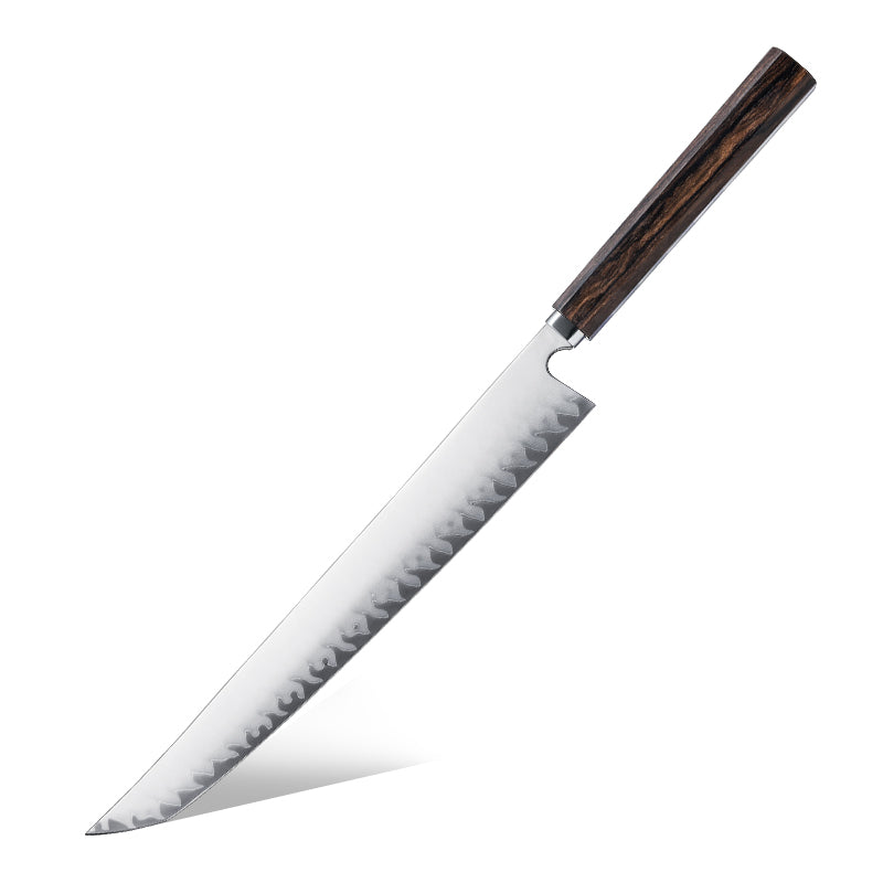 Grandsharp 1-3Pcs Japanese Chef Knife Set Hand-Forging 5 Layers Clad Steel Ciricote Wood Handle Used For Sashimi Sushi Raw Fish