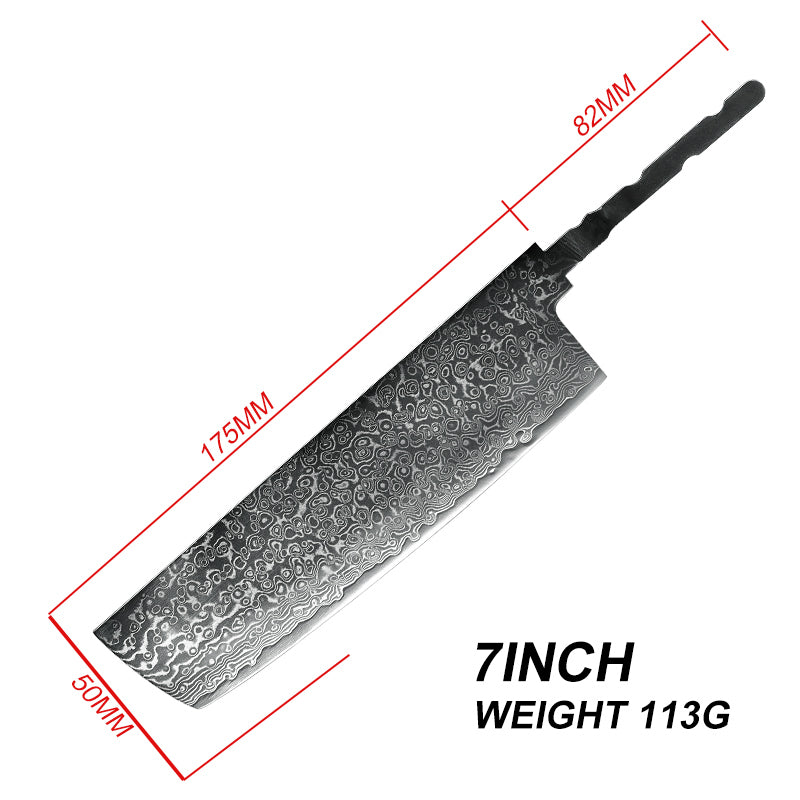 Grandsharp Knife Blank Blade DIY Kitchen Knife 67 Layers Damascus Steel VG10 Razor Sharp Tools High Hardness Chef Cooking Tool