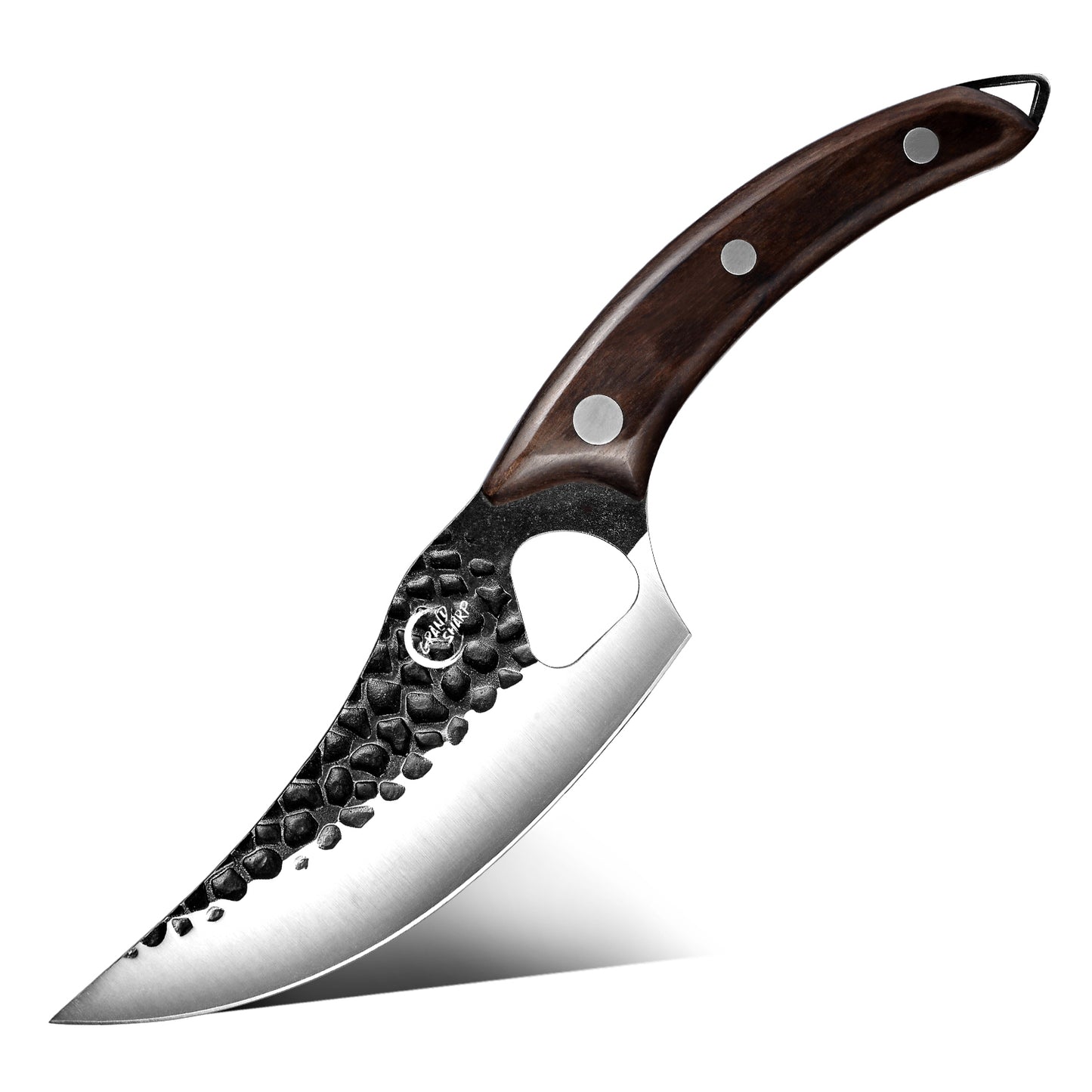 6 Inch Boning Knife Stainless Steel Cleaver Handmade Kitchen Knife Forged Steel Serbian Chef Knife Outdoor Knife Tool GRANDSHARP