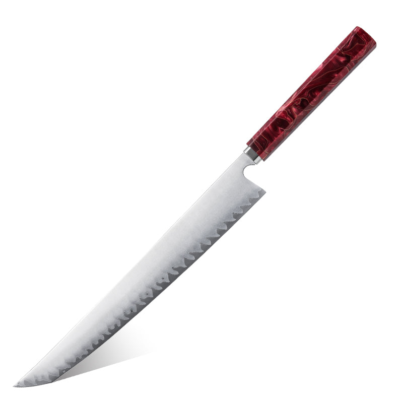 Grandsharp 1-4Pcs Sushi Knife Japanese 5 Layers Clad Steel Hand-Forging Kitchen knives Set Used For Sashimi Sushi Raw Fish