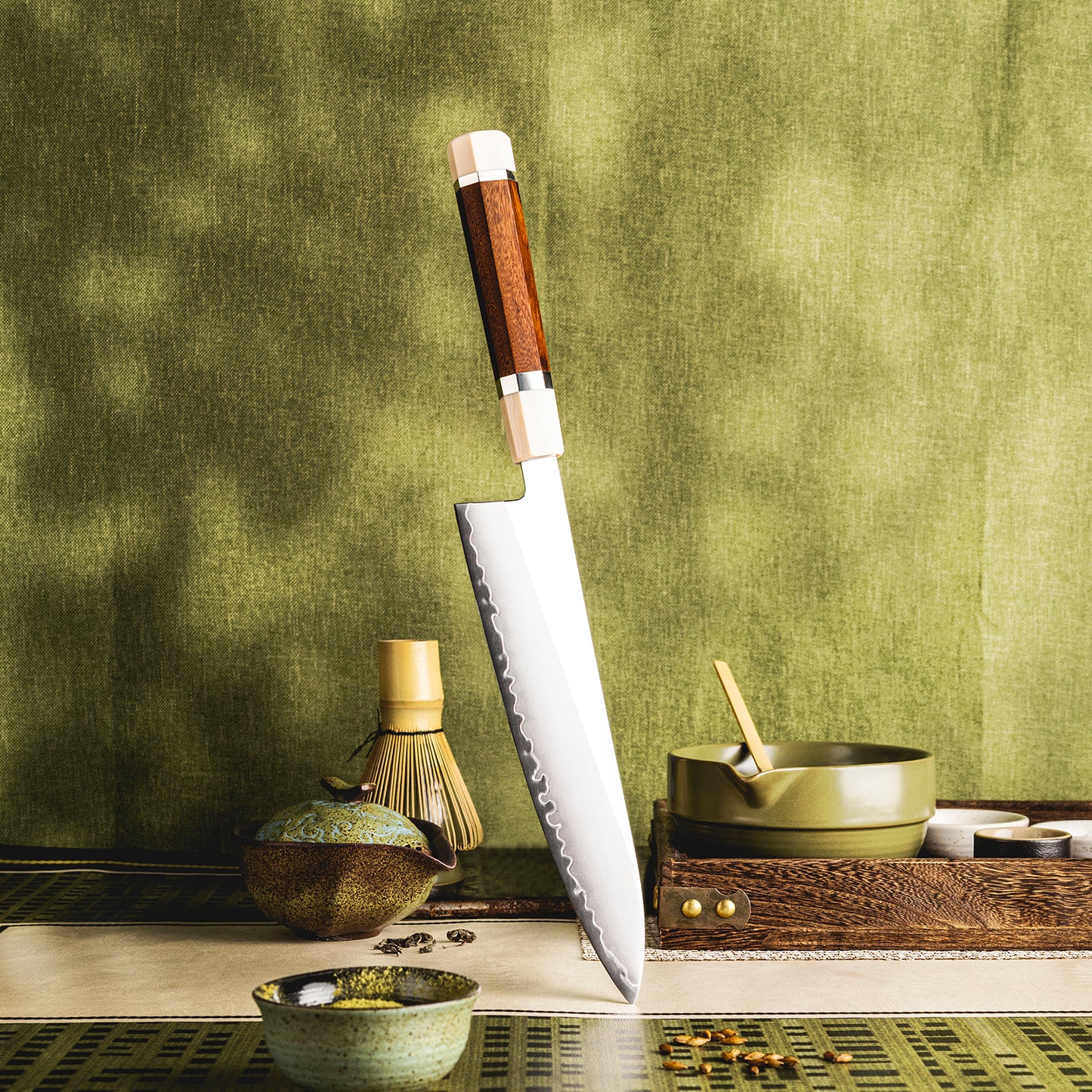 Grandsharp PM204 / M390 San Mai Steel Premium Gyuto Chef Knife