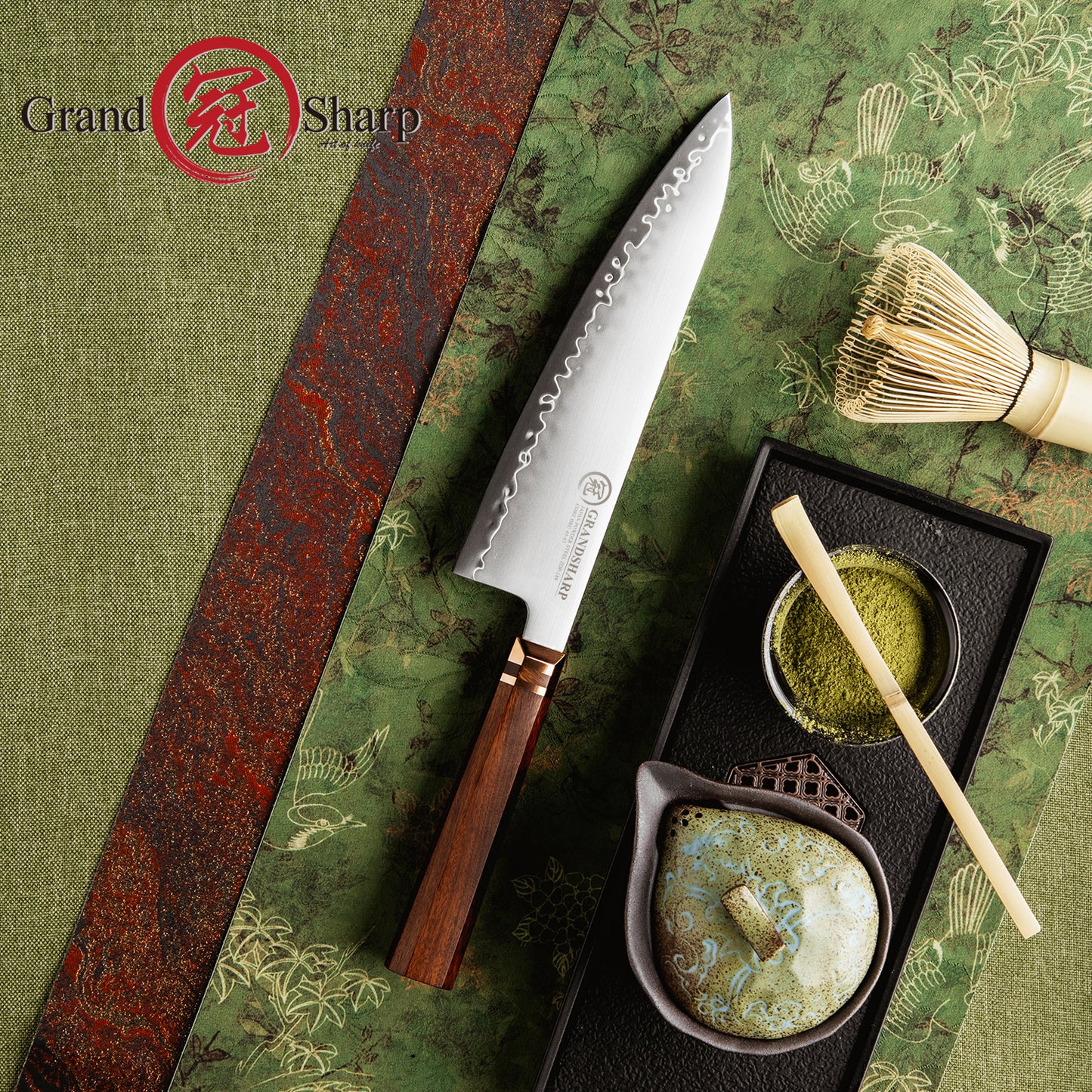 Grandsharp Design Japan ZDP-189 San Mai Steel Chef Gyuto Knife