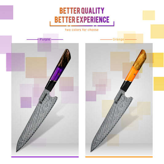 67 Layers Damascus Stainless Steel Japanese Chef Kitchen Knives Nakiri Santoku Knife Meat Slicer Vegetables Cutter