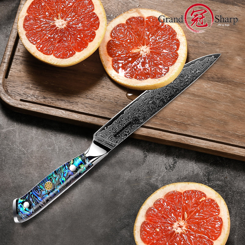 Grandsharp Professional Damascus Knife Set AUS10 High Carbon Japanese Steel Chef Knife Cleaver Paring Steak Bread Knives 1-11PCS