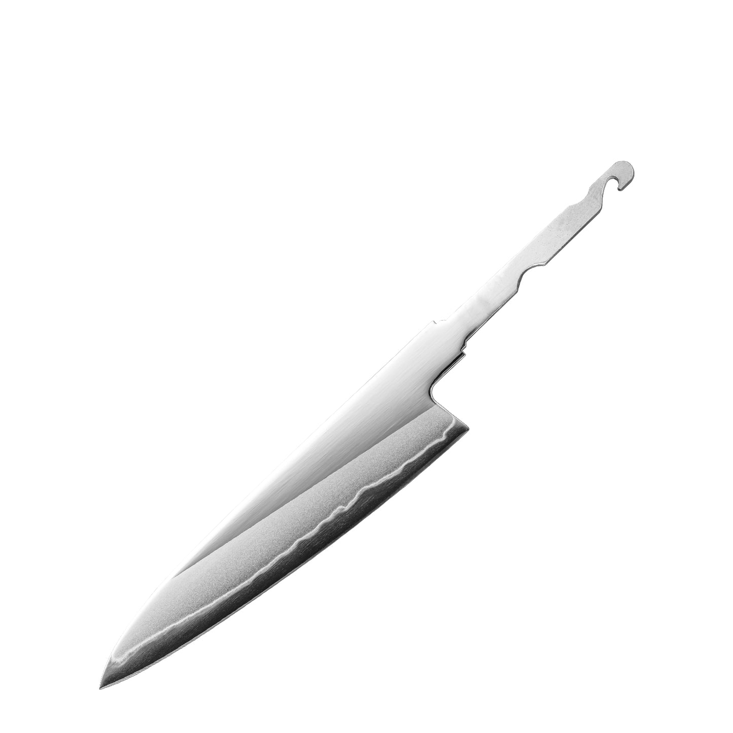 Grandsharp DIY hidden tang blank blades 3 layers san mai steel PM204 Powder Steel M390-equivalent performance