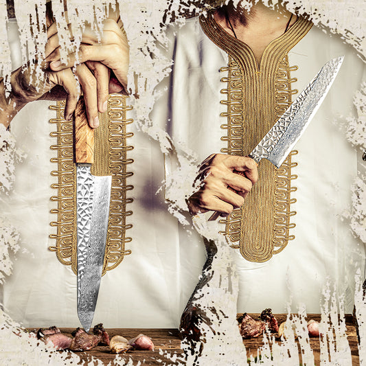 Grandsharp 8 Inch Chef Knife 67 Layers damascus Steel AUS-10 Kitchen Knife Vegetables Fruit Slicer kiritsuke Knives Cooking Tool
