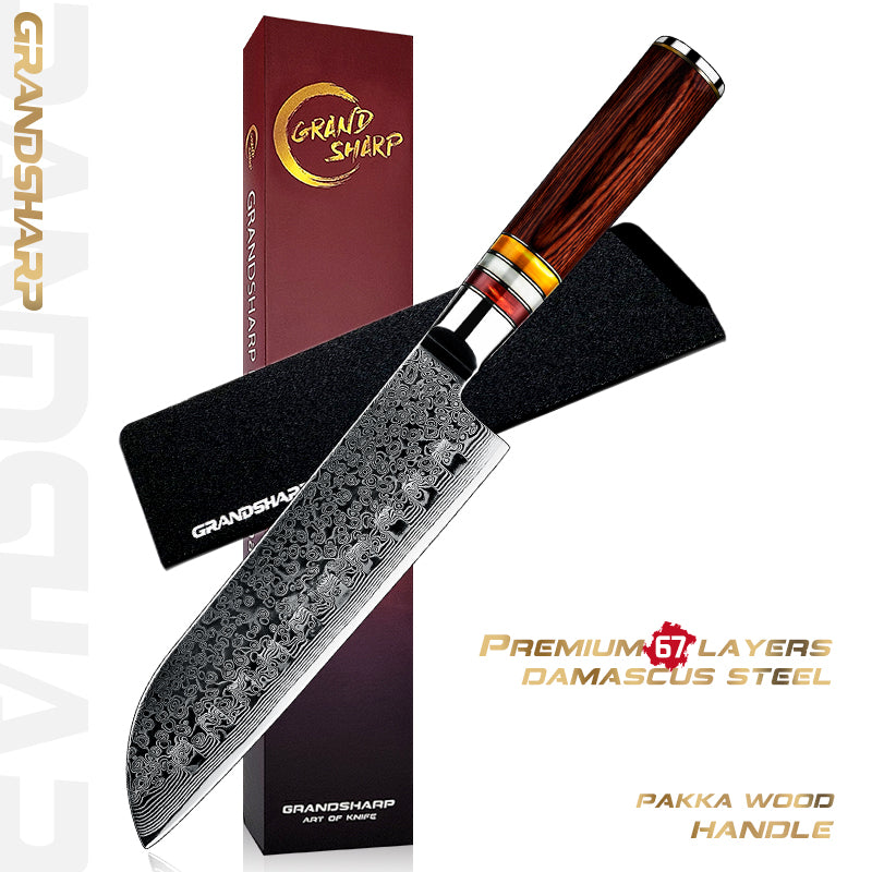 Kitchen Knives Damascus Steel AUS-10 Chef Knife Kiritsuke Boning Bread Santoku Slicing Utility Knife Cooking Tools