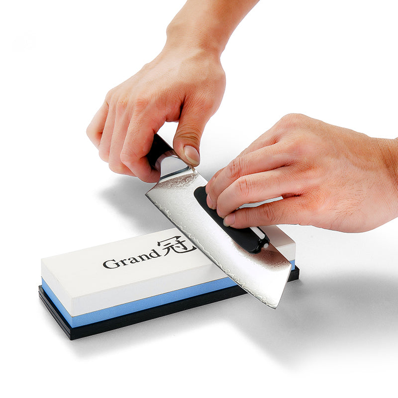 Sharpening Stone 1000 & 3000 Grit Double Sided Whetstone Set For Knives With Non-Slip Bamboo Base Free Angle Guide Corundum