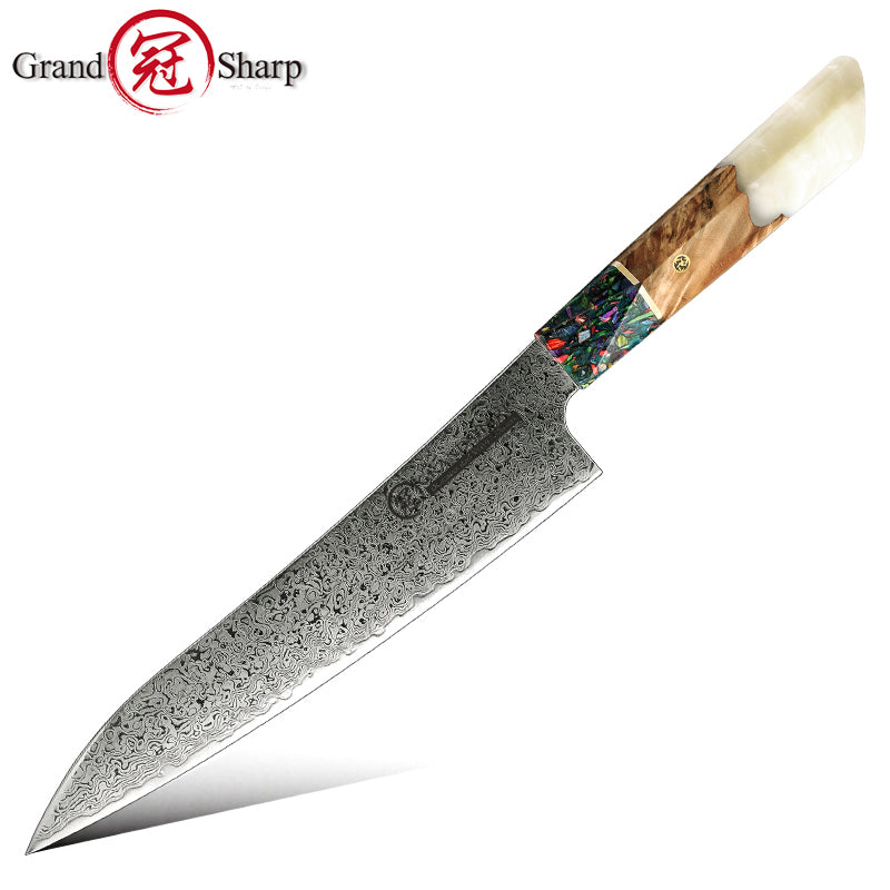 8.6 Inch Chef's Knife 67 Layers vg10 Japanese Damascus Kitchen Knife Kitchen Stainless Steel Tool Gyuto Knives