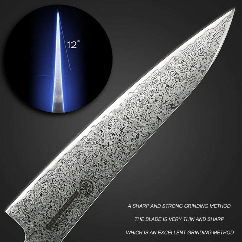 8.6 Inch Chef's Knife 67 Layers vg10 Japanese Damascus Kitchen Knife Kitchen Stainless Steel Tool Gyuto Knives