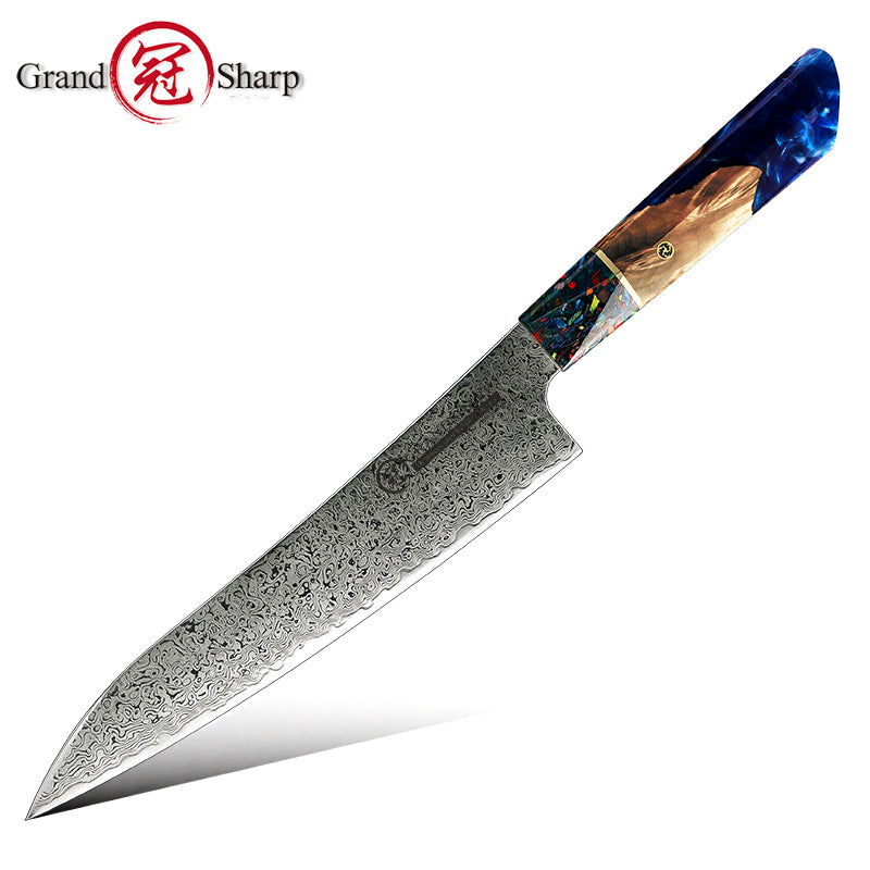 8.6 Inch Chef's Knife 67 Layers vg10 Japanese Damascus Kitchen Knife Kitchen Stainless Steel Tool Gyuto Knives