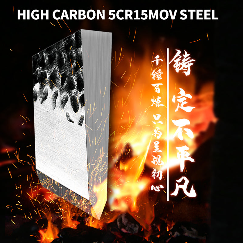 Handmade Forged 5Cr15mov Steel Sharp Chef Knife Meat Cleaver Kiritsuke Santoku Paring Butcher Knives Kitchen Cutlery
