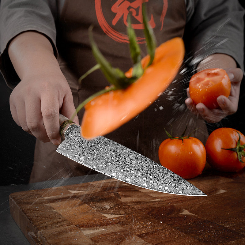 7.6 Inch Japanese Chef Knife vg10 Damascus Kitchen Knife Vegetables Meat Cutter Kitchen Cooking Knives Gift Box