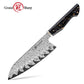 Grandsharp AUS-10 Damascus New Blade Technique Professional Kitchen Knife