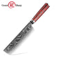 Grandsharp S35VN Damascus Nakiri Knife