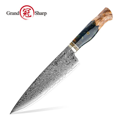 7.6 Inch Japanese Chef Knife vg10 Damascus Kitchen Knife Vegetables Meat Cutter Kitchen Cooking Knives Gift Box