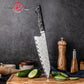 Grandsharp 8 Inch Kiritsuke Chef Knife Premium Damascus 67 Layers Carbon Fiber Resin Handle