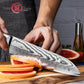 Grand Sharp Kitchen Santoku Knife Premium 67 Layers Damascus Steel Kitchen Cutting Knife with Olive Wood Handle