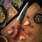Grandsharp 67 Layers 10Cr15MoV Damascus Steel Utility Knife Kitchen High Carbon Steel Paring Knife Sandal Wood Handle