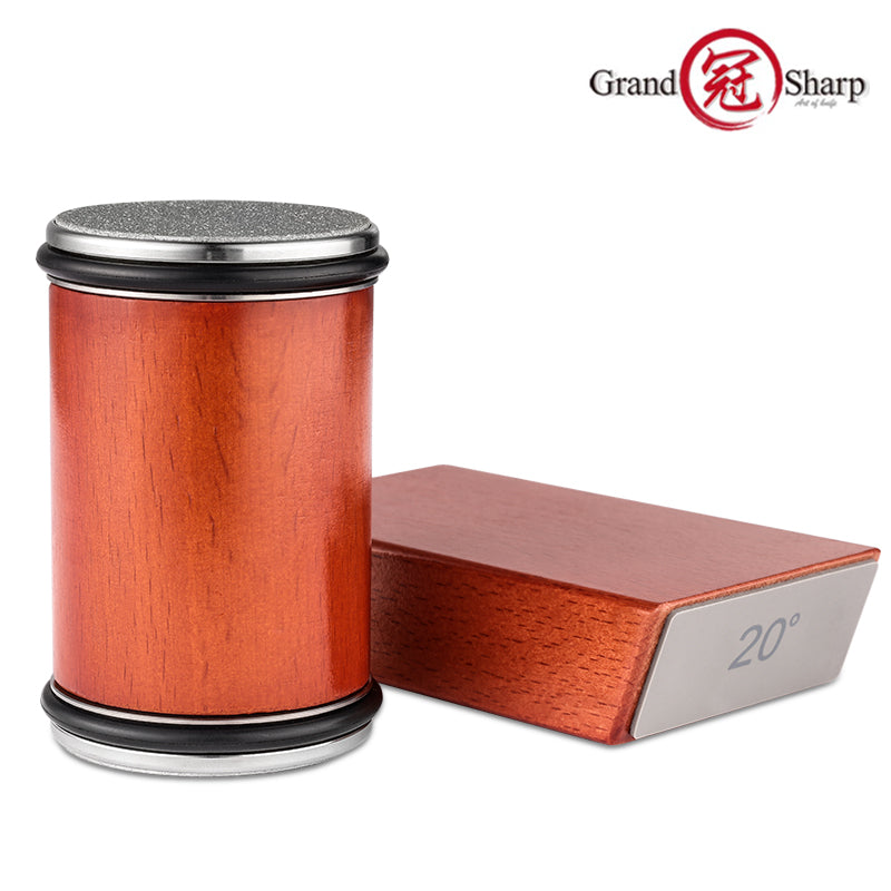 Grandsharp Rolling Knife Sharpener with Diamond Grinding Disc