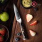 Grandsharp 10Cr15CoMoV damascus fruit paring knife
