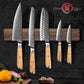 Grandsharp Strong Magnet Walnut Wood Knife Hanger Strip Magnetic Wall Mounted 15.8" Holder