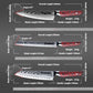 Grandsharp 67 Layers Damascus Kitchen Chef Knife Collection