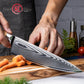 Grandsharp Professional 8 Inch Chef Kitchen Knife Japanese 67 Layers Damascus Steel Kitchen Chef Knife with Olive Wood Handle