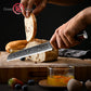 High Quality 8" Inch Ultra Sharp 67 Layers High Carbon Damascus Steel Kitchen Knife Serrated Bread Knife with Pakka Wood Handle