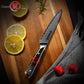 Grandsharp 5 Inch 67 Layers Damascus Steel Fruit Vegetable Chef Utility Knife With Resin and Solidfied Wood Handle