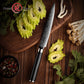 Grandsharp Black Handle 10Cr15CoMoV Damascus Utility Knife