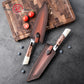 Grandsharp Professional Knife Leather Sheath Genuine Cowhide Leather Chef Kiritsuke Knives Vintage Sheath
