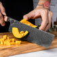Grandsharp 7'' Premium Japanese 67 Layers Damascus Steel Nakiri Kitchen Knife Black Kitchen Nakiri Knives Carbon Fiber Handle