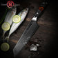 Grandsharp 8.3 Inch Professional Damascus Kiritsuke AUS10 Steel Kitchen Knife