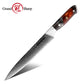 Grandsharp Damascus Steel Chef Slicing Carving Knife with Resin & Wood Handle