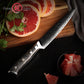 Grandsharp 5'' High Quality 67 Layers Utility Knife Damascus Steel Multi-purposes Kitchen Knife with Carbon Fiber Handle