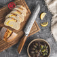 Grandsharp Kitchen Bread Knife 8.5 Inch 67 Layers AUS10 Core Damascus Steel Japanese Bread Knives with Africa Rose Wood Handle
