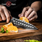 Grandsharp Utility Damascus Knife 6 Inch Kitchen knife with Africa Rose Wood Handle