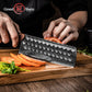 Grandsharp 6.5 Inch Damascus Steel Nakiri Knife Cooking Knives with Africa Rose Wood Handle