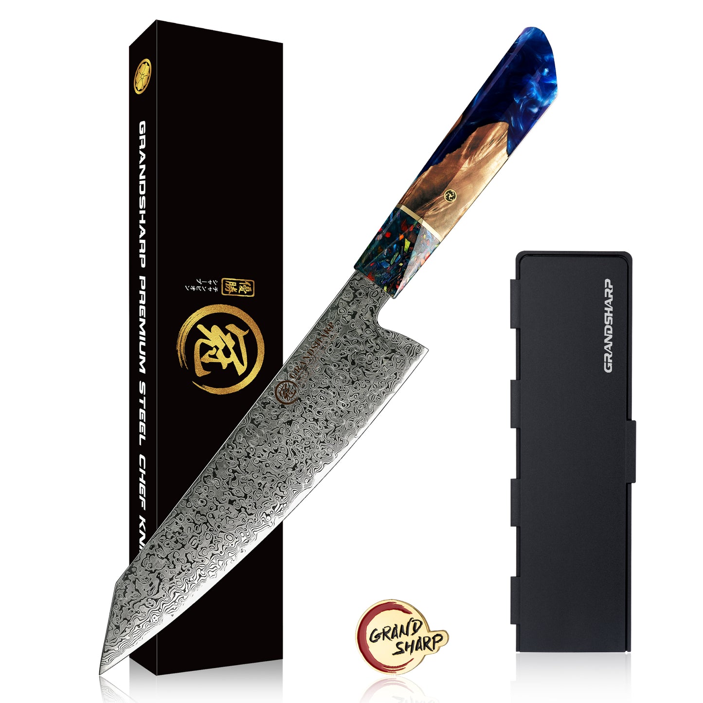 8 Inch Kiritsuke Knife 67 Layers AUS-10 Japanese Damascus Kitchen Chef Knife Kitchen Meat Fish Salmon Sashimi Sushi Knives