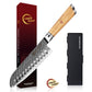 Grandsharp Damascus Steel Set Damascus AUS 10 Chef Knife Santoku Utility Paring Cleaver Kitchen Knife Collection