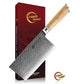 Grandsharp Damascus Steel Set Damascus AUS 10 Chef Knife Santoku Utility Paring Cleaver Kitchen Knife Collection