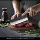 Grandsharp High Quality Chef Knife High Carbon Stainless Steel Kitchen Slicing Vegetable Meat Nakiri Knife