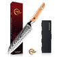 Grandsharp Premium Chef Knife Set 6 Pcs 67 Layers Damascus Steel Chef Kitchen Knives Sharpening Rod Sets with Olive Wood Handle