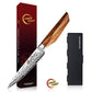 Grandsharp Premium 1-5pcs Damascus Kitchen Knife Set 67 Layers AUS-10 Cutting Core Africa Rose Wood Handle Meat Food Cutter