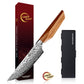 Grandsharp 67 Layers Damascus Steel Japanese Steak Knife High Quality Aus10 Core Steak Meat Knives with Africa Rose Wood Handle
